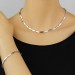 Silberdream SilberDream Collier Kette Fantasie 925 Silber 45cm Halskette Damen SDK468J Nur noch ein Tag übrig