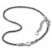 Silberdream SilberDream Fußkette Zirkonia 27cm geschwärzt diamantiert 925 Silber SDF2244K
