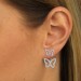 Silberdream SilberDream Ohrstecker Dangle Ear Cuff Schmetterling 925 Silber Ohrringe GSO448W Preisnachlass