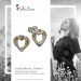 Silberdream SilberDream Ohrstecker Herz vergoldet 925 Silber Damen Ohrringe SDO452Y Cyber Monday
