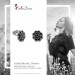 Silberdream SilberDream Ohrstecker Blume Zirkonia schwarz 925er Silber Damen SDO8519S Neueste Mode