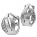 Silberdream SilberDream Creole Triple Zirkonia weiß 925 Sterling Silber Damen SDO4367W