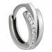 Silberdream SilberDream Creole Lines Zirkonia weiß matt 925 Sterling Silber Damen SDO4409W Bestseller