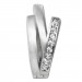 Silberdream SilberDream Creole Lines Zirkonia weiß matt 925 Sterling Silber Damen SDO4409W Bestseller