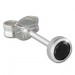 Silberdream SilberDream Ohrringe Zirkonia schwarz 3mm 925 Silber Ohrstecker SDO5533S Sonderangebote