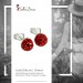 Silberdream SilberDream Ohrstecker Halbkugel rot 925er Glitzer Kristalle GSO217R Super Sparpreis