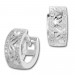 Silberdream SilberDream Creole Senses Zirkonia weiß 925 Sterling Silber Damen SDO4266W