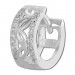Silberdream SilberDream Creole Senses Zirkonia weiß 925 Sterling Silber Damen SDO4266W Begrenzte Freigabe