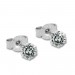 Silberdream SilberDream Ohrstecker 3er Set Zirkonia weiß 925 Silber Ohrring SDS813W Neueste Stile