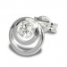 Silberdream SilberDream Ohrring Kreise Zirkonia weiß 925 Silber Ohrstecker SDO542W Letzte 2 Tage
