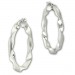 Silberdream SilberDream Creole Twisted 3,8cm 925 Sterling Silber Damen Ohrring SDO67263