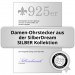 Silberdream SilberDream Ohrstecker Blitz Zirkonia weiß 925er Silber Ohrring SDO8030W Begrenzt auf 3 Tage