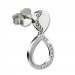Silberdream SilberDream Glitzer Ohrstecker Tropfen Zirkonia 925 Silber Ohrring GSO505W Im Verkauf