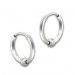 Silberdream SilberDream Creole Kugel 12mm 925 Sterling Silber Unisex Ohrring SDO67301