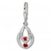 Silberdream SilberDream Ohrhänger Glamour Zirkonia rot Ohrring 925 Silber SDO522R Fabrik Onlineshop