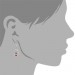 Silberdream SilberDream Ohrhänger Glamour Zirkonia rot Ohrring 925 Silber SDO522R Fabrik Onlineshop