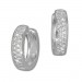 Silberdream SilberDream Creole 2-reihig Zirkonia weiß 925 Sterling Silber Damen SDO424W