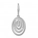 Silberdream SilberDream Ohrhänger Oval Zirkonia weiß 925 Silber Ohrring SDO364S Flash Sale