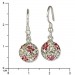 Silberdream SilberDream Glitzer Ohrringe 925 Zirkonias Blume pink GSO301 Online Shopping