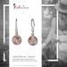 Silberdream SilberDream Glitzer Ohrringe 925 Zirkonias Blume pink GSO301 Online Shopping