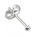 Silberdream SilberDream mini-Ohrstecker Halbkugel 2,5mm Silber 925 Ohrring SDO5552 Preisnachlass