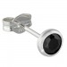 Silberdream SilberDream Ohrringe Zirkonia schwarz 4mm 925 Silber Ohrstecker SDO5534S Saisonschlussverkauf