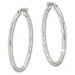 Silberdream SilberDream Creole Diamantschliff 6cm 925 Sterling Silber Damen Ohrring SDO67366
