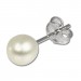 Silberdream SilberDream Ohrstecker Süßwasser Perle weiß 6mm 925 Silber SDO106W Cyber Monday