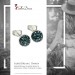 Silberdream SilberDream Ohrstecker Halbkugel blau 925er Glitzer Kristalle GSO217B Vatertagsangebot
