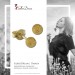 Silberdream SilberDream Ohrstecker vergoldet Kugel 3mm diamantiert 925er Ohrring SDO9513Y Valentinstagsangebot