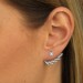 Silberdream SilberDream Ohrstecker Dangle Ear Cuff Zirkonia weiß 925 Silber Ohrringe GSO438W Heißer Verkauf