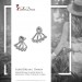 Silberdream SilberDream Ohrstecker Dangle Ear Cuff Zirkonia weiß 925 Silber Ohrringe GSO438W Heißer Verkauf