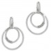 Silberdream SilberDream Ohrhänger Doppelringe 925 Sterling Silber Damen Ohrringe SDO6700J