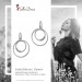 Silberdream SilberDream Ohrhänger Doppelringe 925 Sterling Silber Damen Ohrringe SDO6700J Saisonale Angebote