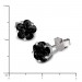 Silberdream SilberDream Ohrringe Blume 6mm Zirkonia schwarz Silber Ohrstecker SDO736S Tiefpreis