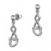 Silberdream SilberDream Ohrhänger Liebe Zirkonia 925 Sterling Silber Damen Ohrring GSO453W
