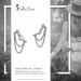Silberdream SilberDream Ear Cuff Herz Kettchen Zirkonia Ohrring Ohrklemme 925 Silber GSO454W Begrenzte Freigabe