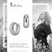 Silberdream SilberDream Creole Glanz oval 925 Sterling Silber Ohrring SDO390S Zeitbegrenzte Promotion