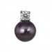 Silberdream SilberDream Ohrstecker Perle schwarz Zirkonia Damen 925er Silber SDO1738S Bis zu 60% Rabatt