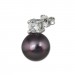 Silberdream SilberDream Ohrstecker Perle schwarz Zirkonia Damen 925er Silber SDO1738S Bis zu 60% Rabatt