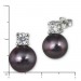 Silberdream SilberDream Ohrstecker Perle schwarz Zirkonia Damen 925er Silber SDO1738S Bis zu 60% Rabatt