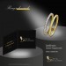 Silberdream GoldDream Gold Doppel Ring Zirkonia weiß Gr.60 333er Gelbgold GDR505Y60 Kostenloser Versand international