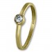 Silberdream GoldDream Gold Ring Stein Zirkonia weiß Gr.56 333er Gelbgold GDR509Y56