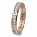 Silberdream GoldDream Gold Ring Gr.58 Zirkonia weiß 333er Roségold GDR520E58