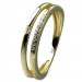 Silberdream GoldDream Gold Ring Double Gr.56 Zirkonia weiß 333er Gelbgold GDR537Y56