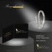 Silberdream GoldDream Gold Ring Gr.56 Line Zirkonia weiß 333er Weißgold GDR524J56 Osterangebot