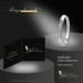 Silberdream GoldDream Gold Ring Gr.60 Swing Zirkonia weiß 333er Weißgold GDR523J60 Valentinstagsangebot