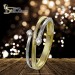 Silberdream GoldDream Gold Ring Boho zweifarbig Zirkonia Gr.56 333er Gold GDR532T56 Blitzangebot
