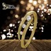 Silberdream GoldDream Gold Ring Gr.54 3er Zirkonia weiß 333er Gelbgold GDR529Y54 Neuheiten