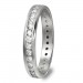 Silberdream GoldDream Gold Ring Gr.54 Zirkonia weiß 333er Weißgold GDR520J54